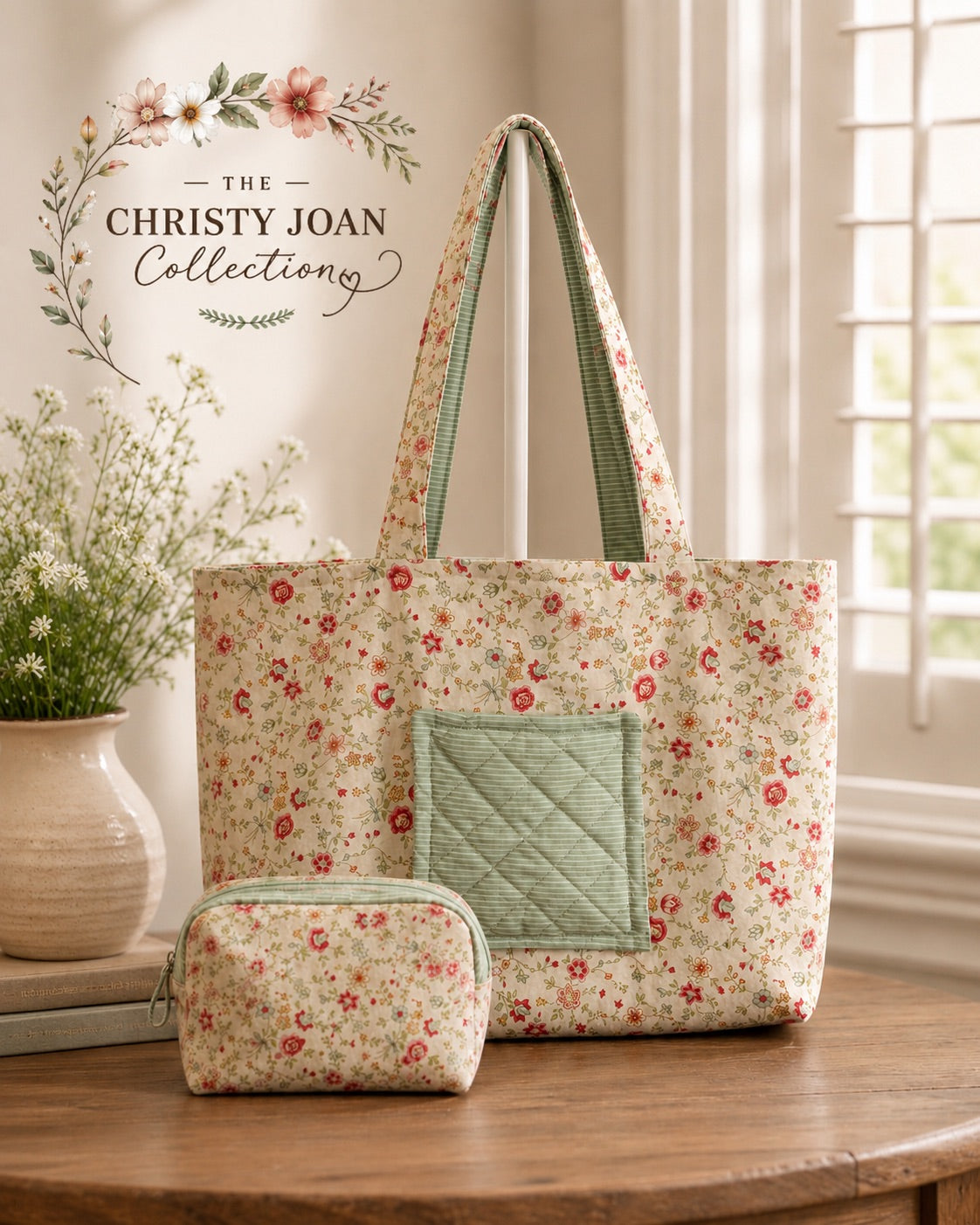 Quilted Tote Bag – Handcrafted & Customizable