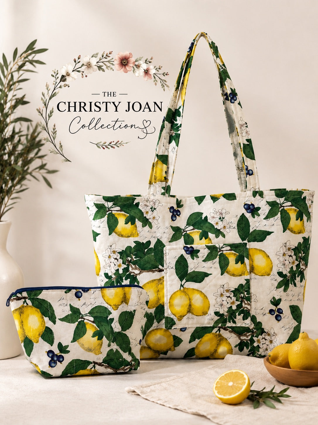 Quilted Tote Bag – Handcrafted & Customizable