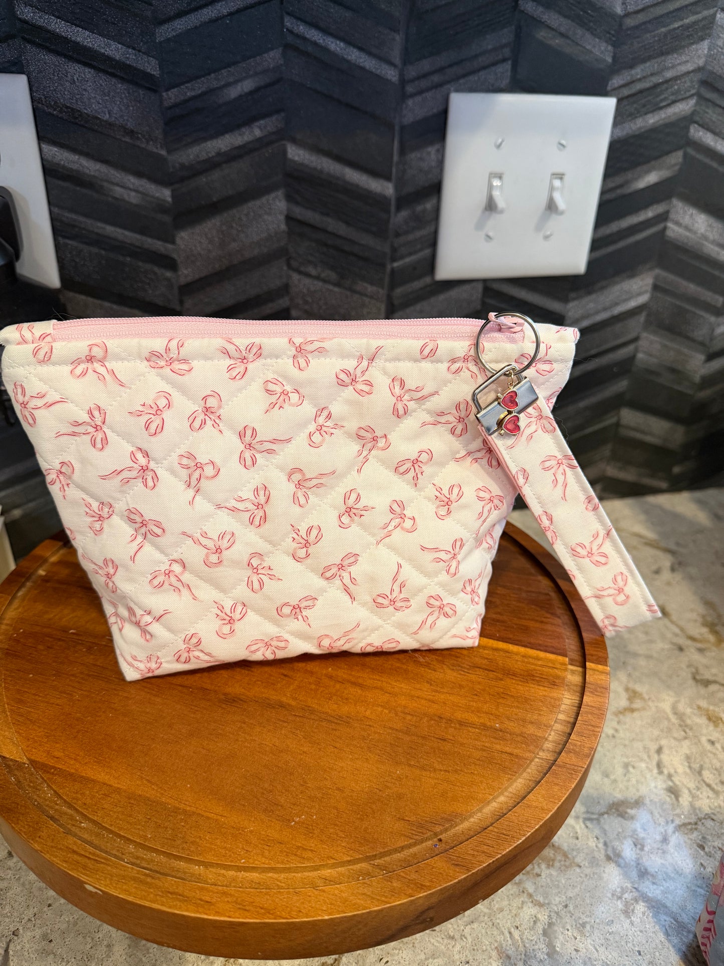 Quilted Make Up Bag- Custom Made Just for You!