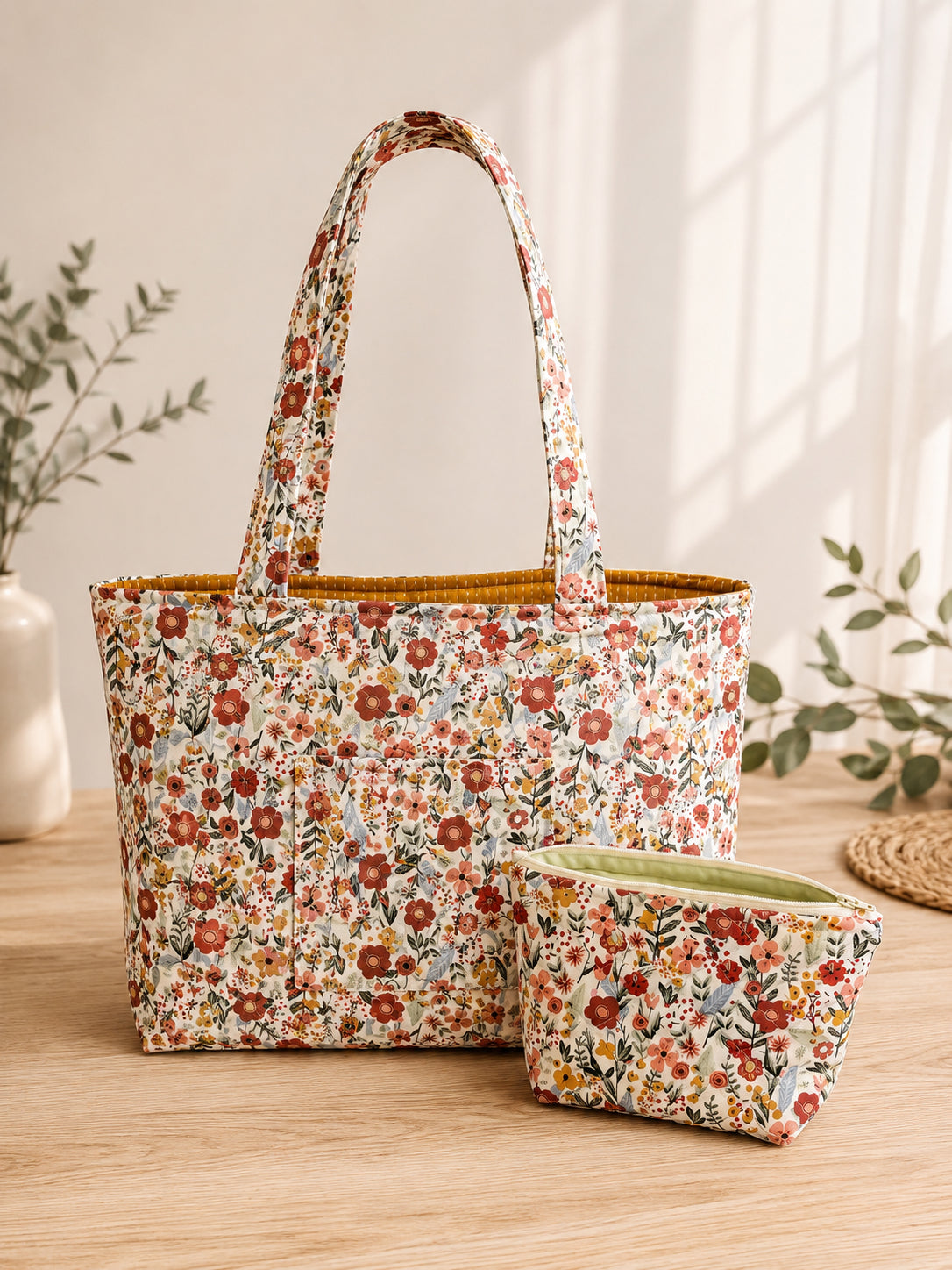Quilted Tote Bag – Handcrafted & Customizable